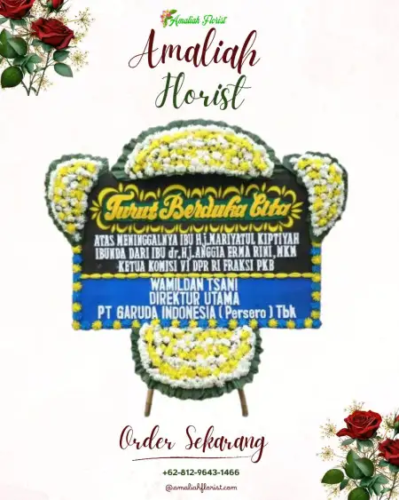 Papan Bunga Duka Woloan Tiga